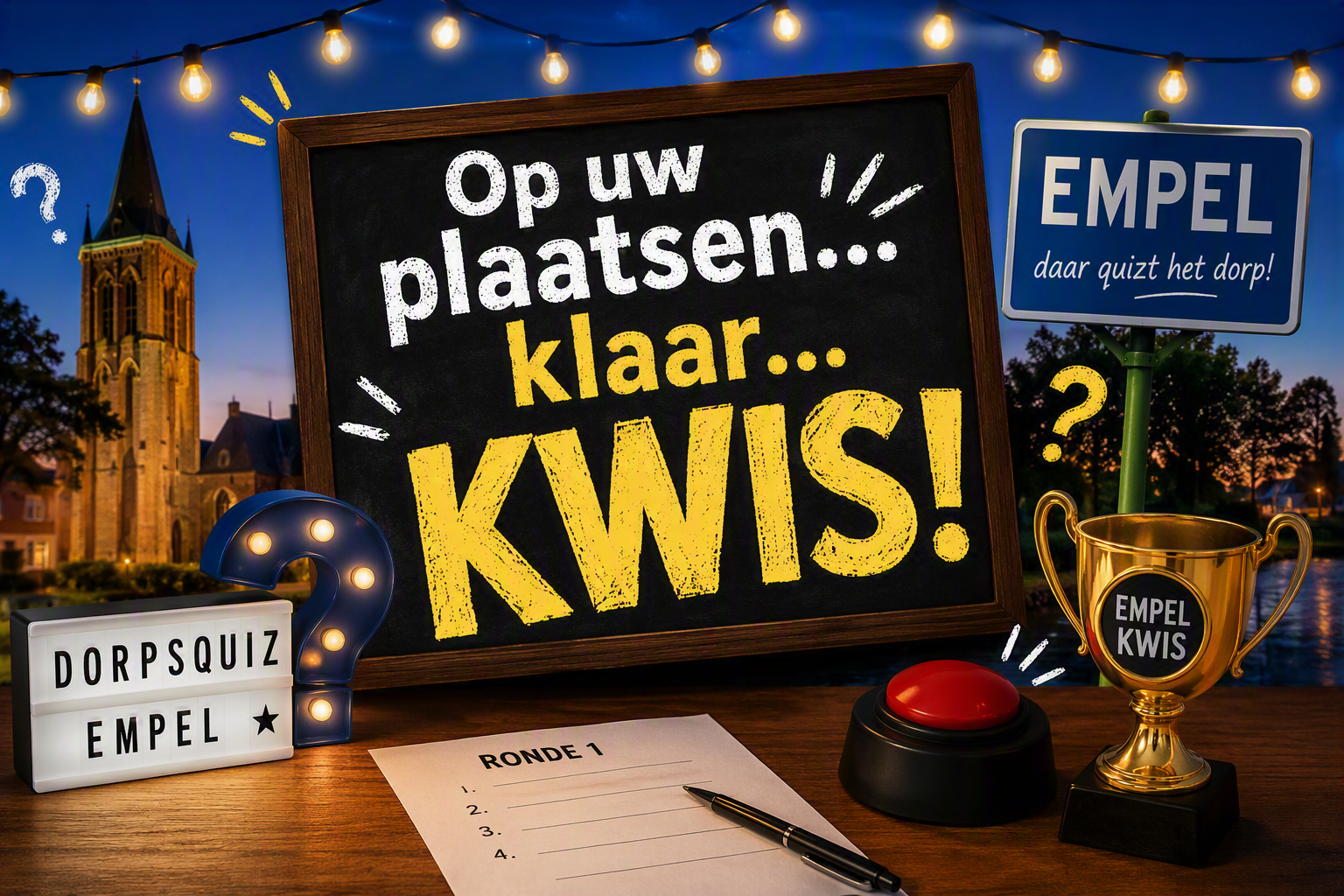 Op uw plaatsen… klaar… KWIS!